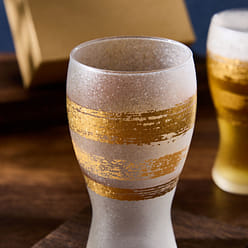 Golden Ishizuka Pair Beer Glasses - Thumbnail 3