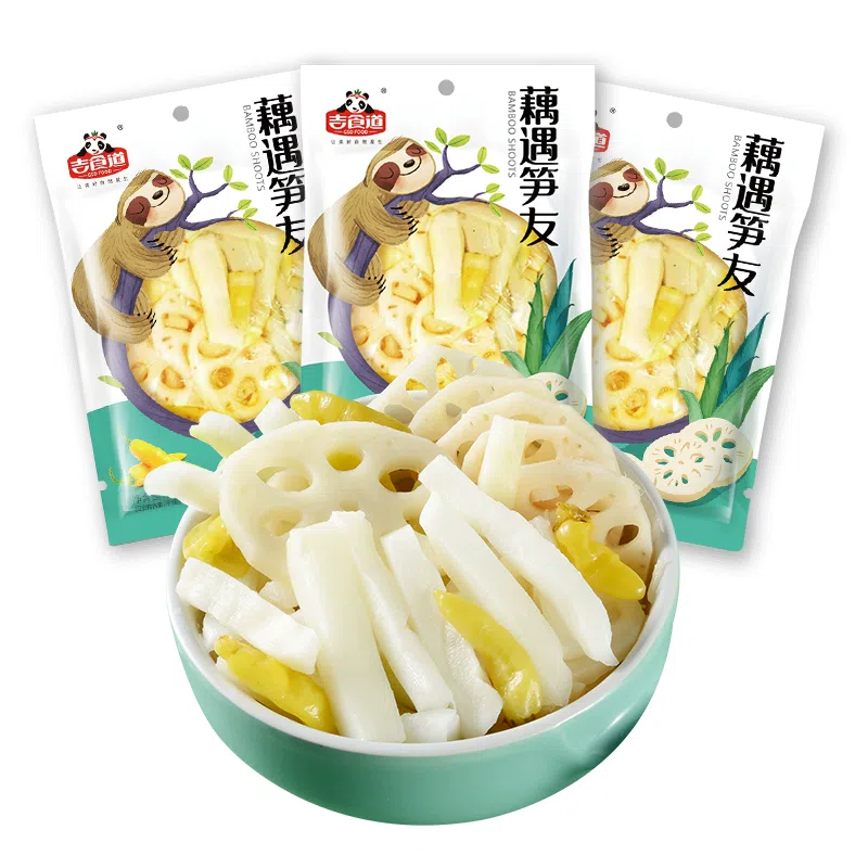 JiShiDaoLotusRootwithBambooShoot324g*bag 324 g