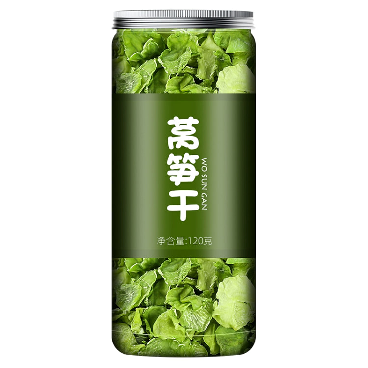 脱水蔬菜干农家自然晾晒精品菜干脱水莴笋干120g*1罐