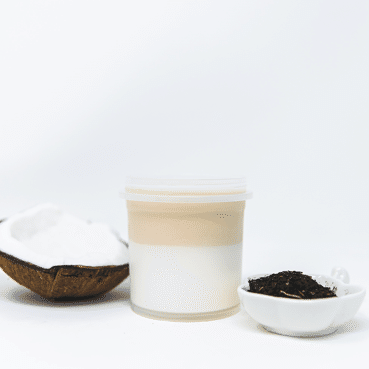 Pudim de leite de coco com oolong e pêssego branco 1 unidade(s)