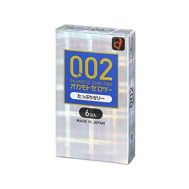 OKAMOTO Zero Two Condoms Well-Lubricated 6pcs 1 each