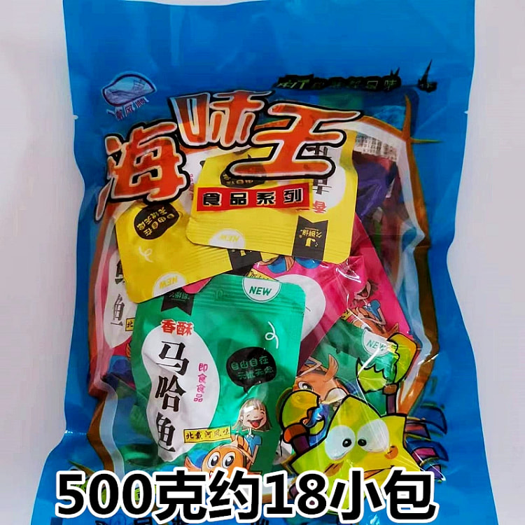 久鲜缘混拼黄花鱼鲅鱼带鱼零食1袋500g