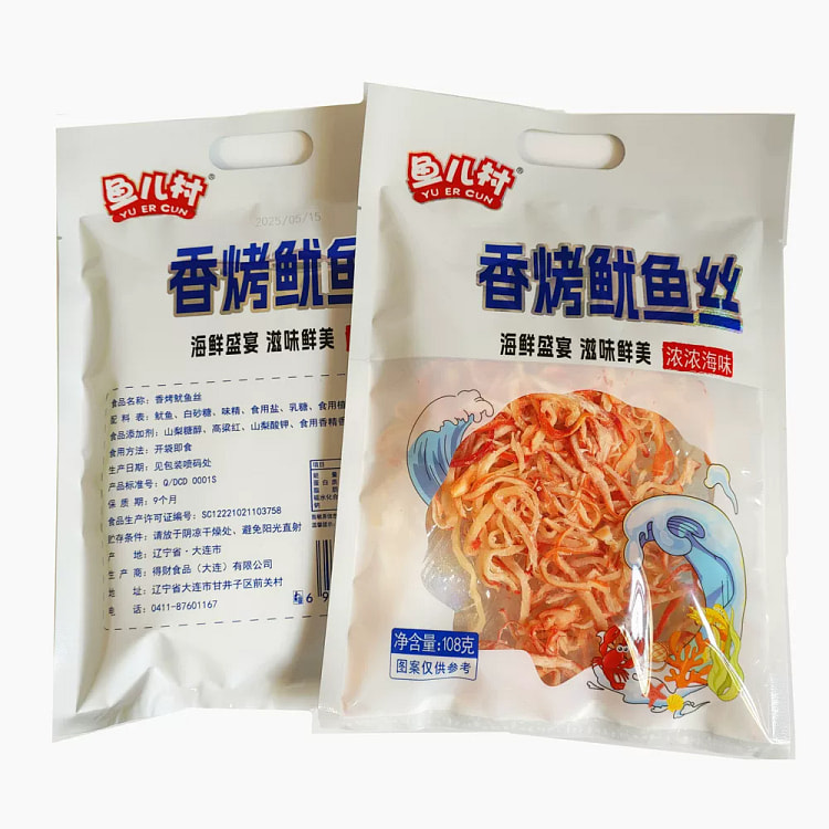 Shredded squid 108g*1 bag 108 g