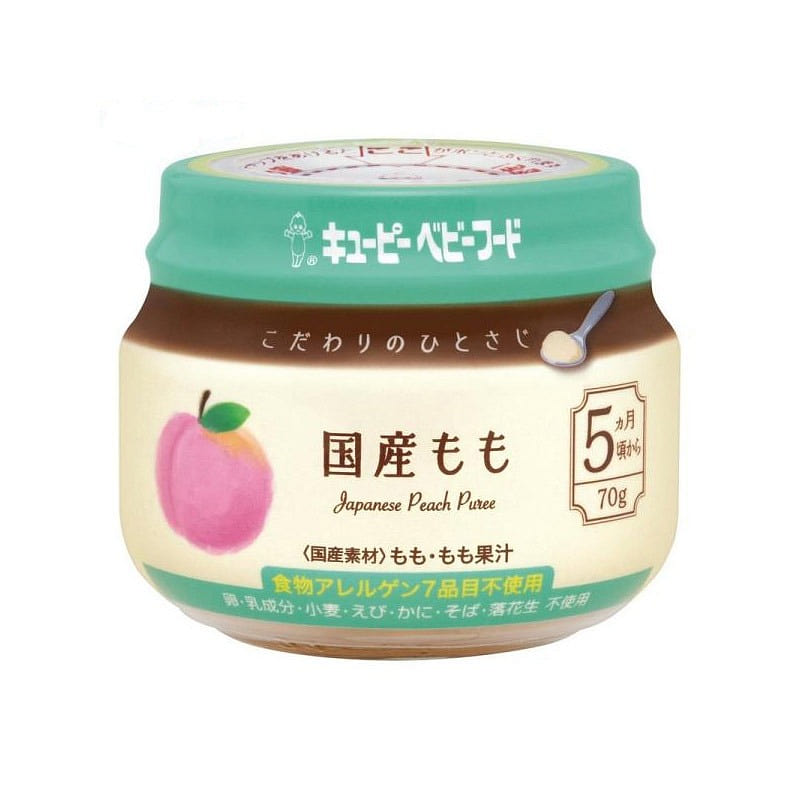 Kewpie Baby Food Peach Flavour 70g 1 each
