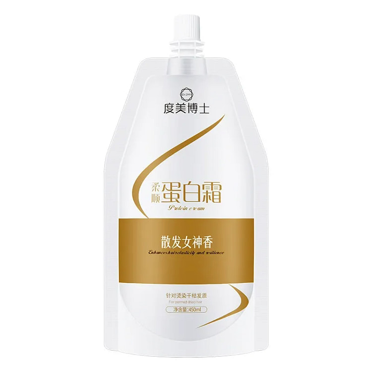 度美博士 柔顺蛋白霜护发素修复干枯毛躁 450ml