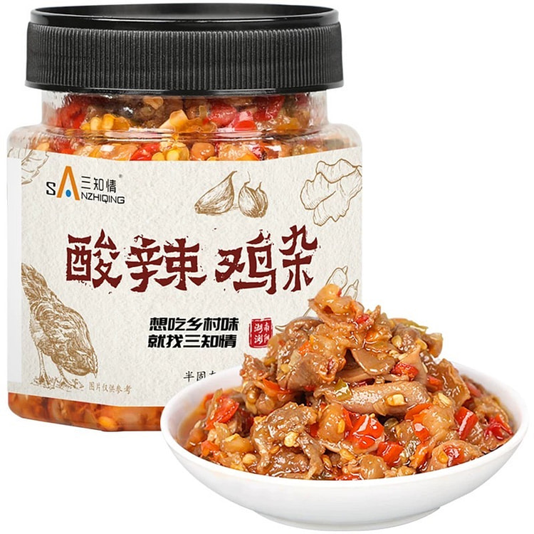 三知情湖南特产香辣自制酱菜开味下饭菜