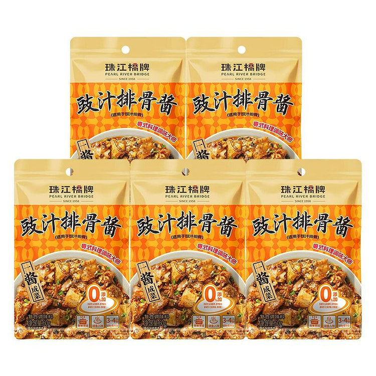 珠江桥牌豉汁排骨酱广式豆豉
