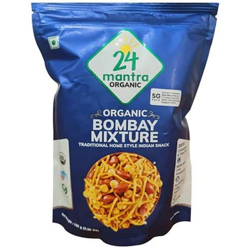 24 Mantra Organic Bombay Mixture, 5.03 oz bag 5.3 oz
