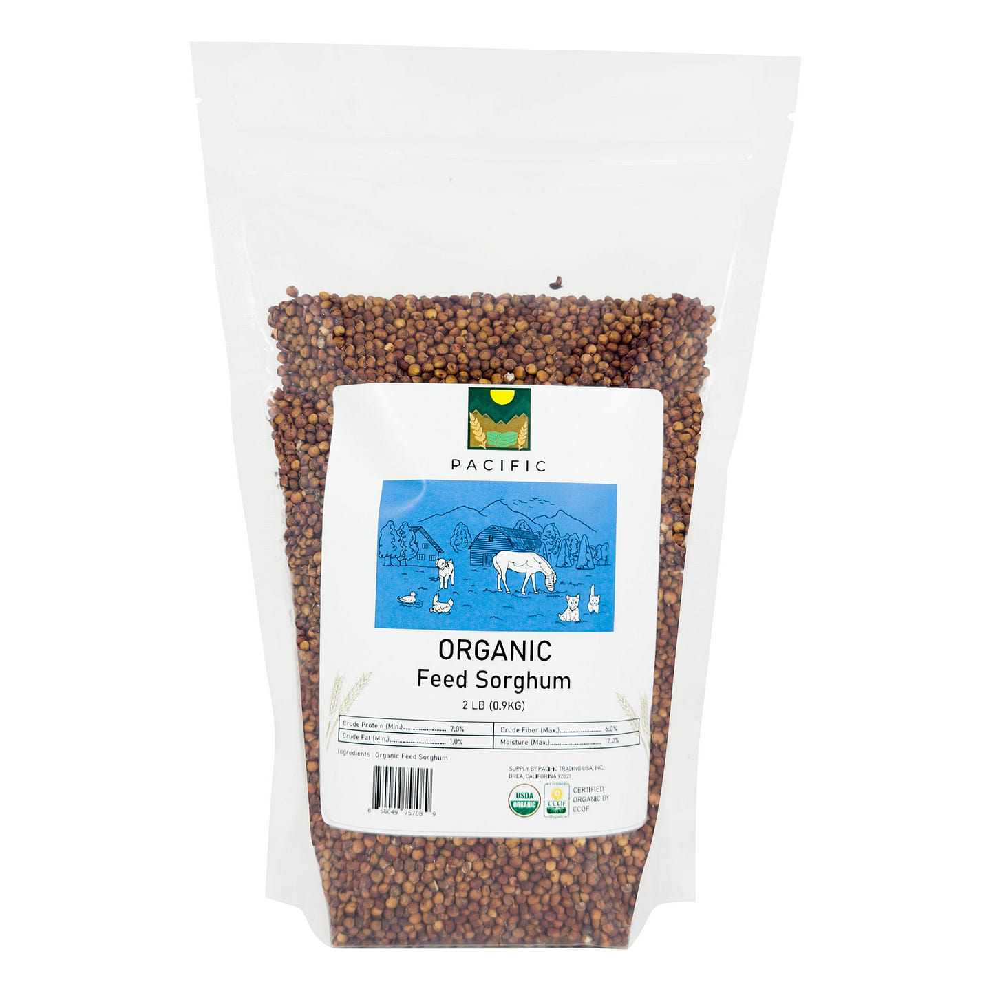 Pacific Organic Feed Sorghum 2Lbs 1 each