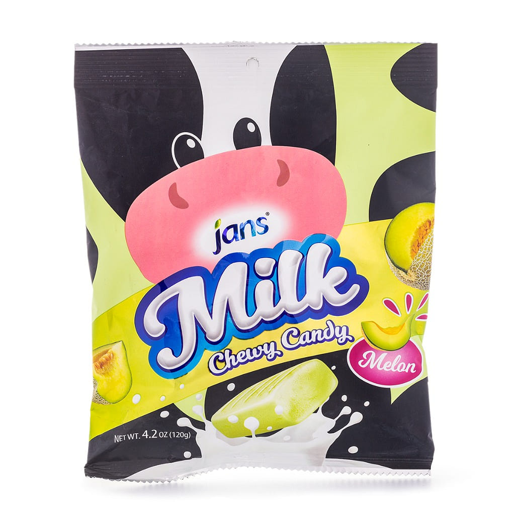 Jans Milk Chewy Candy Melon Flavor 120 g