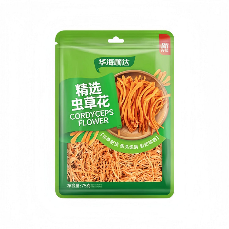 华海顺达  精品虫草花虫草菇75g*1袋 75 克