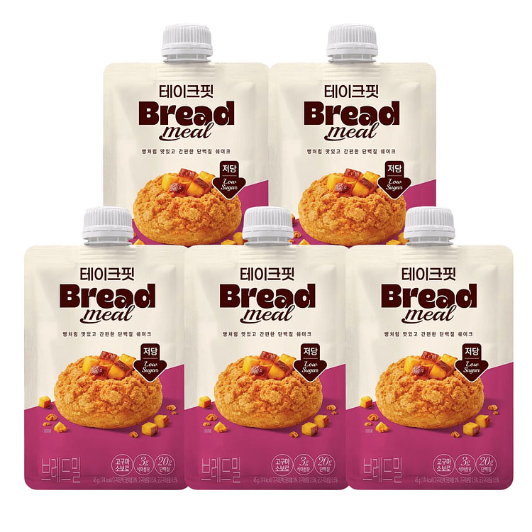 TAKEFIT Bread Meal Sweet Potato Soboro Protein 5 pack