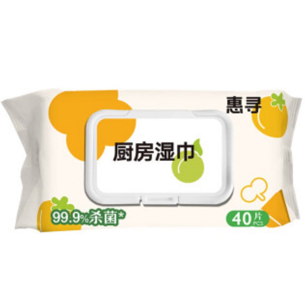 HUIXUN Kitchen Wet Wipes 80 sheets 3 count
