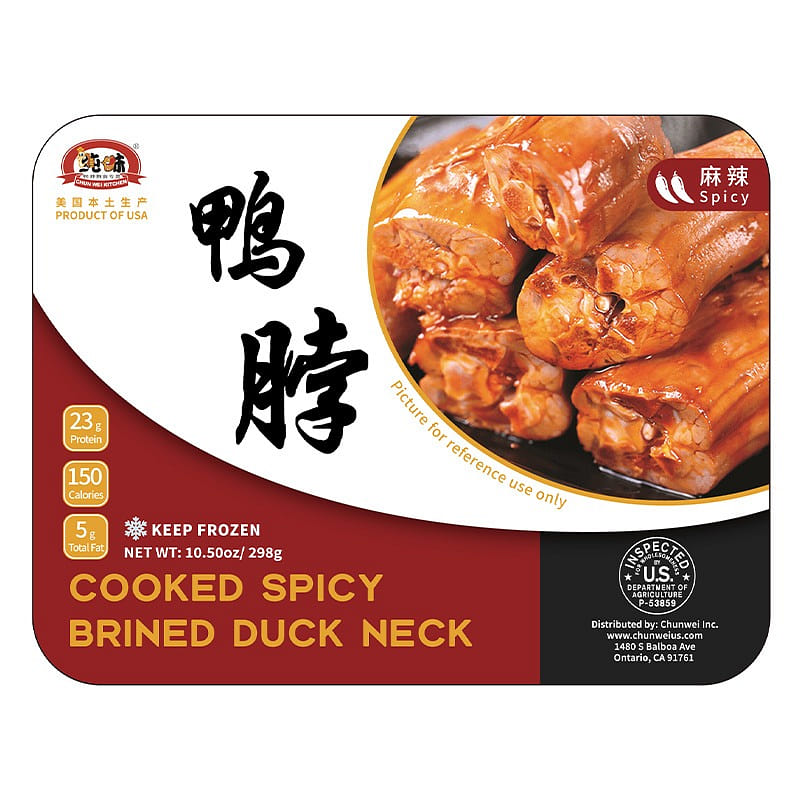 Chunwei Spicy Brined Duck Neck Family size 10.5 oz