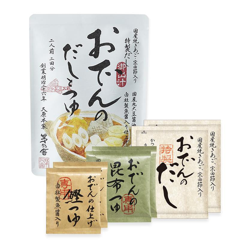 Kayanoya Oden Soup Base 3 Seasonings 6pcs 1 each