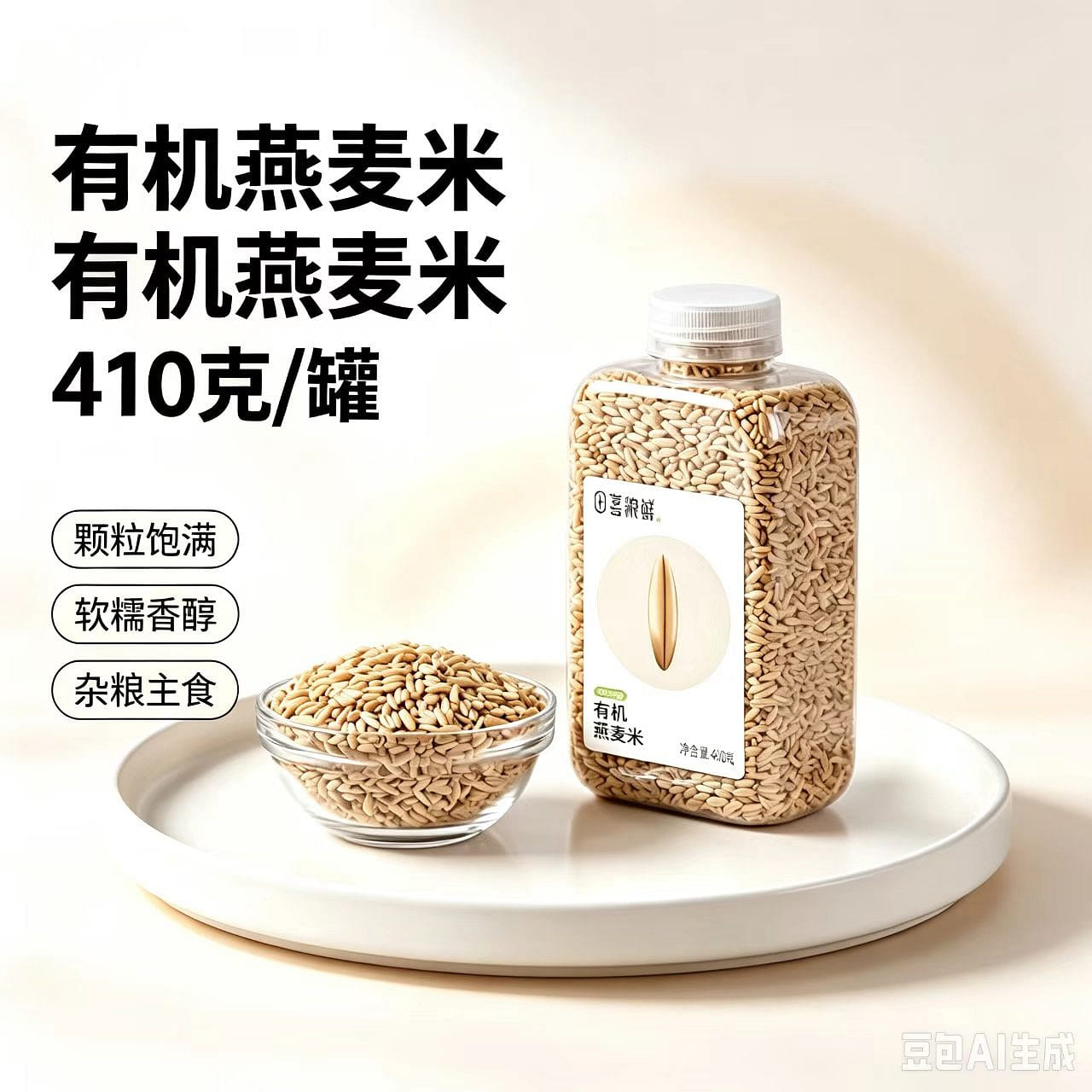 410 grams of grain and rice in a can.1 410 g