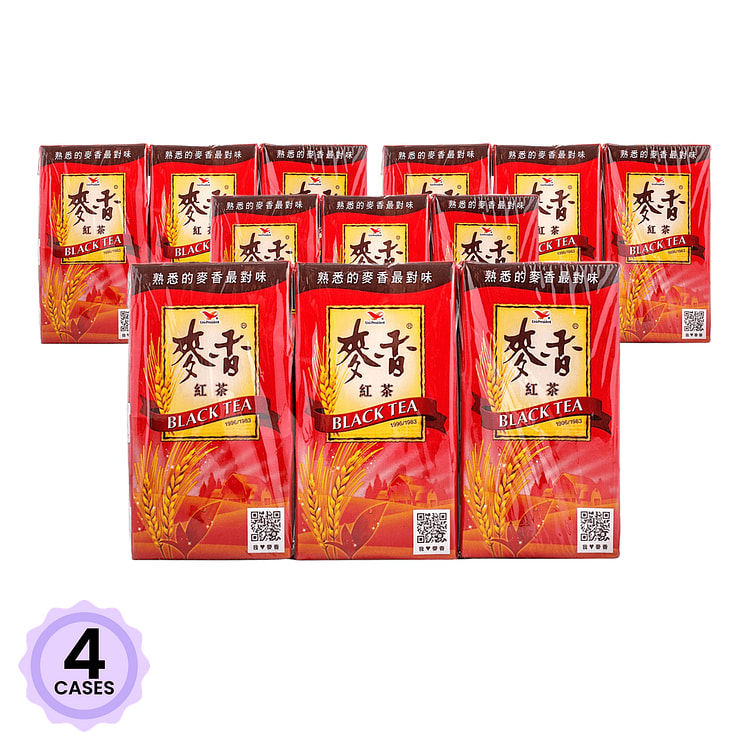 统一 麦香红茶 300 毫升*6 包*4 箱