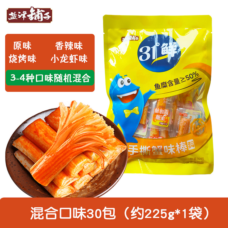 Shiojin shop shredded crab flavor stick 225g