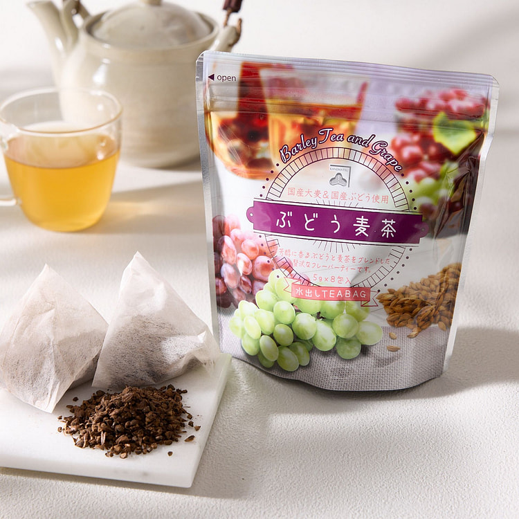 Grape Infused Barley Tea (8 tea bags)