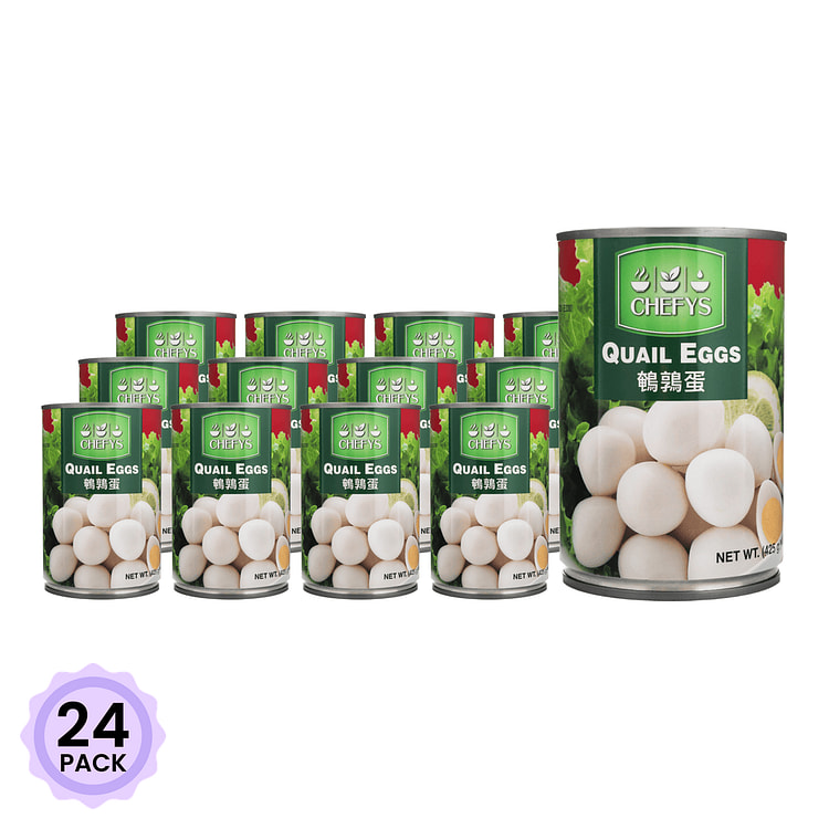Chefys 鹌鹑蛋 6.3 盎司*24 包