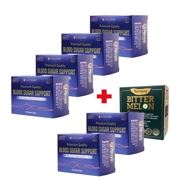 ValPak 6 盒 DangCare 血糖支持不含盒裝苦瓜茶 1 盒