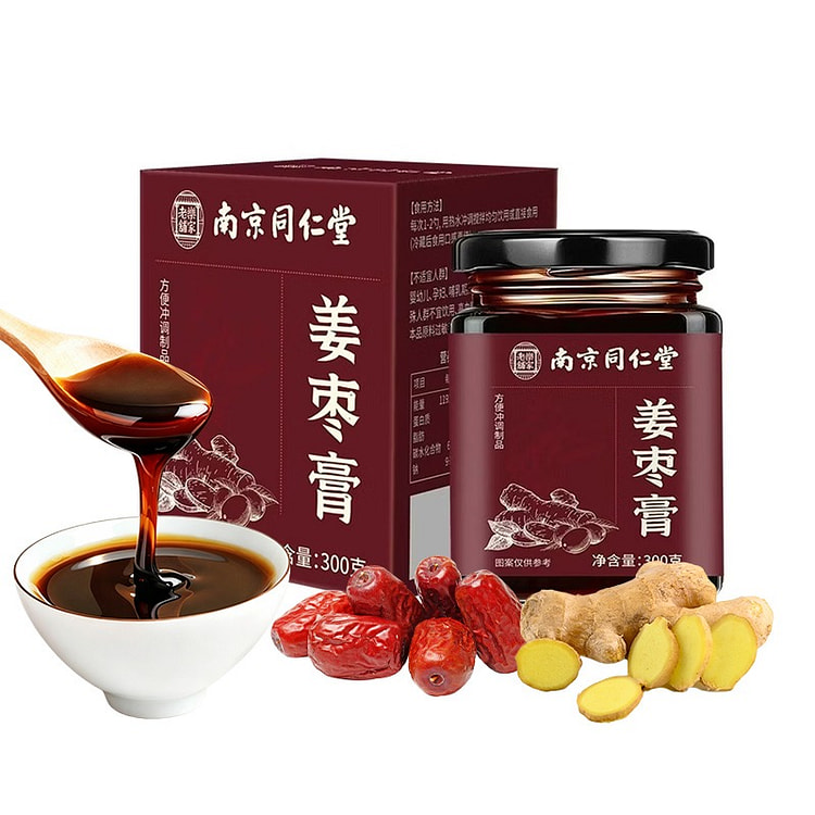 南京同仁堂 姜枣膏 300g 瓶装 方便冲调制品 300 克