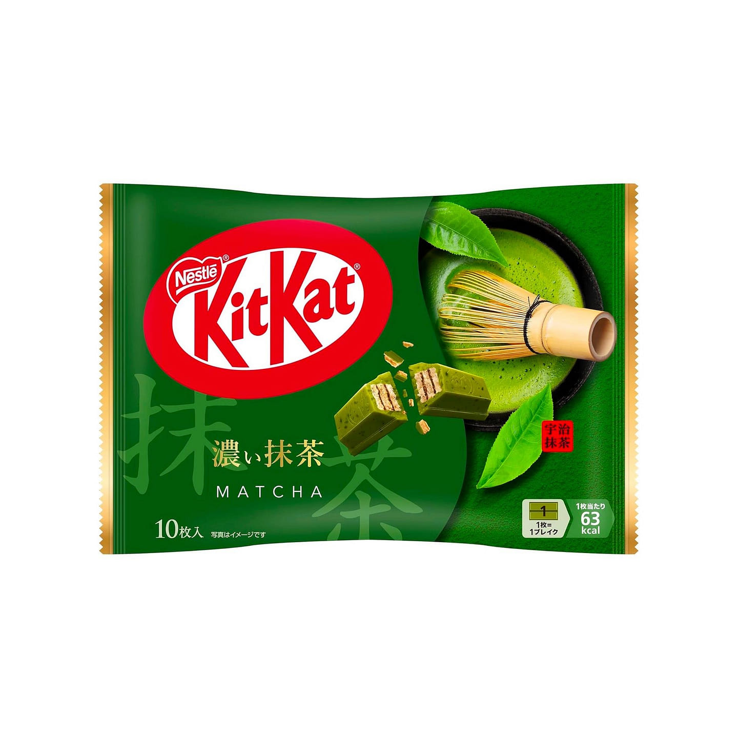 抹茶威化饼干 KITKAT 巧克力雀巢 124g 1 份