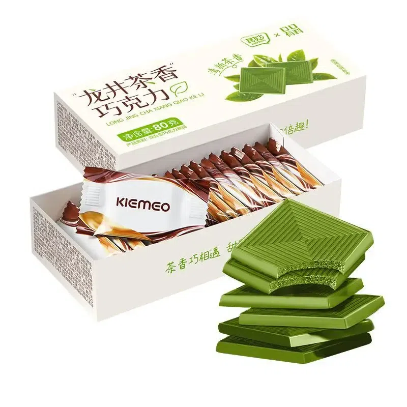 Its wonderful Longjing tea chocolate 80g*2 boxes 160 g