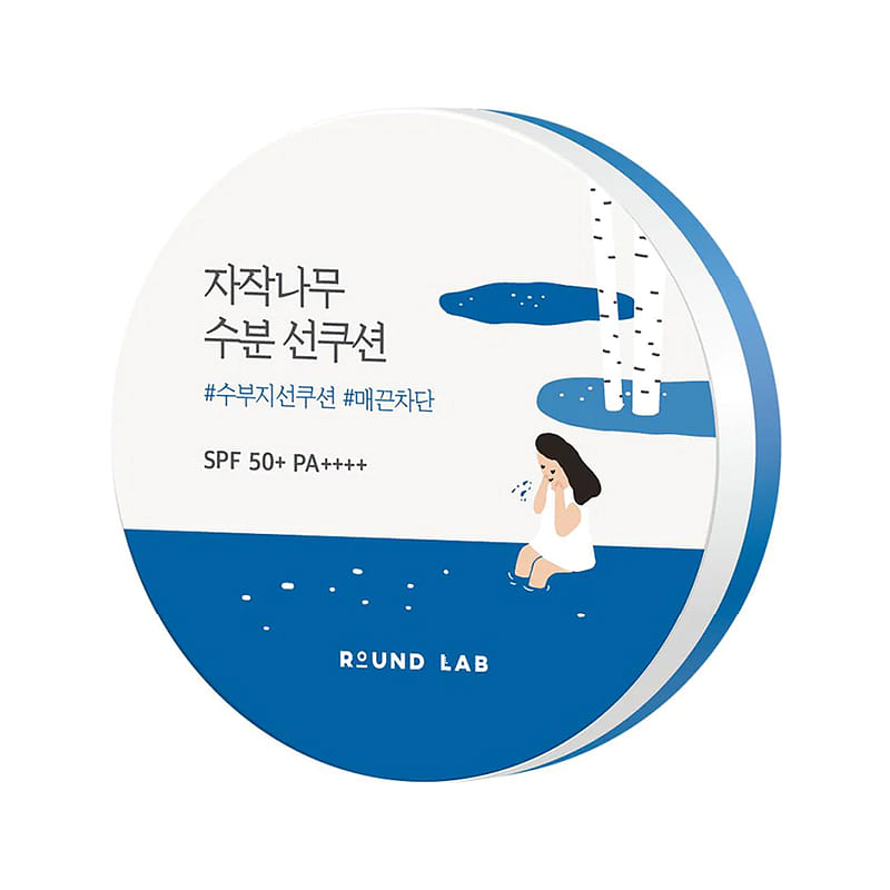 Round Lab Birch Juice Moisturizing Sun Cushion SPF 50+ PA++++ 15 g