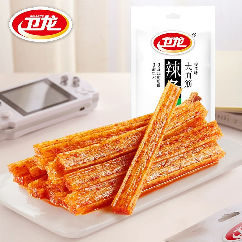 Weilong spicy strip big gluten spicy 1bag 65 g