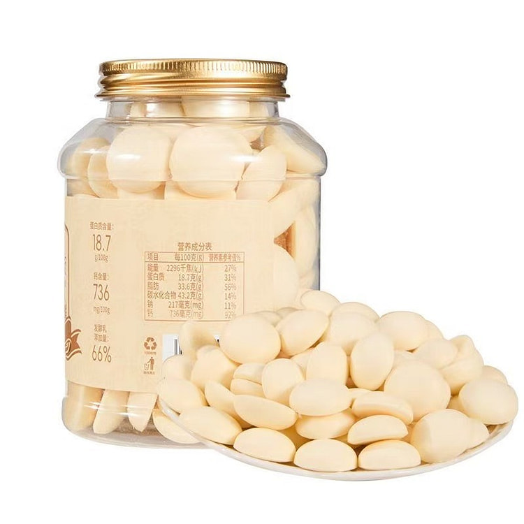 内蒙特产 草原良友高钙烤酸奶皮240g 1 份