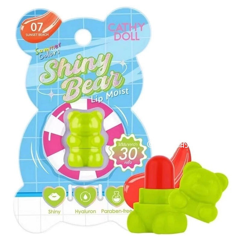 Cute Bear Lip Balm Lipstick – 07 Sunset Beach 1Pc 1.1 g