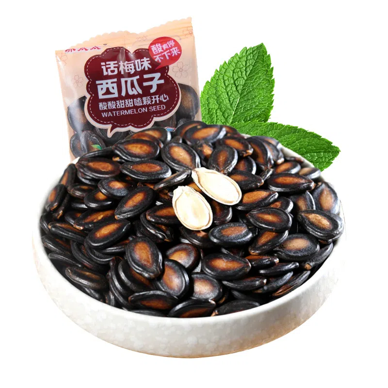 Plum flavor black melon seed snacks 7g*10 packs 70 g