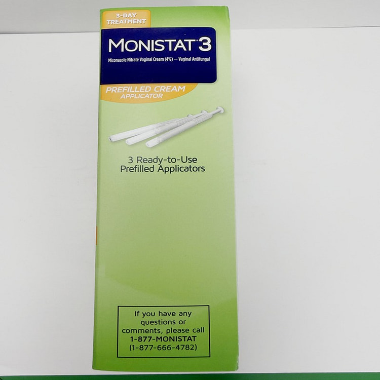 Monistat 3 克霉唑阴道乳膏 3 天装 1 盒
