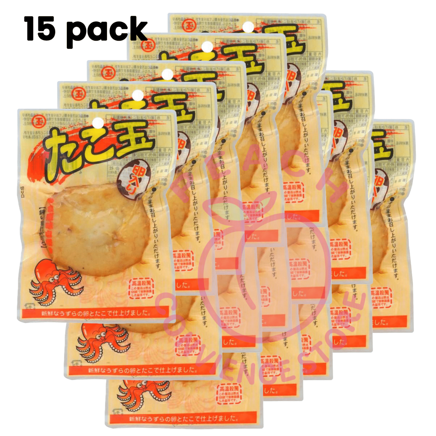 Marutama quail egg & octopus ball 1pc(Pack of 15) 1 count