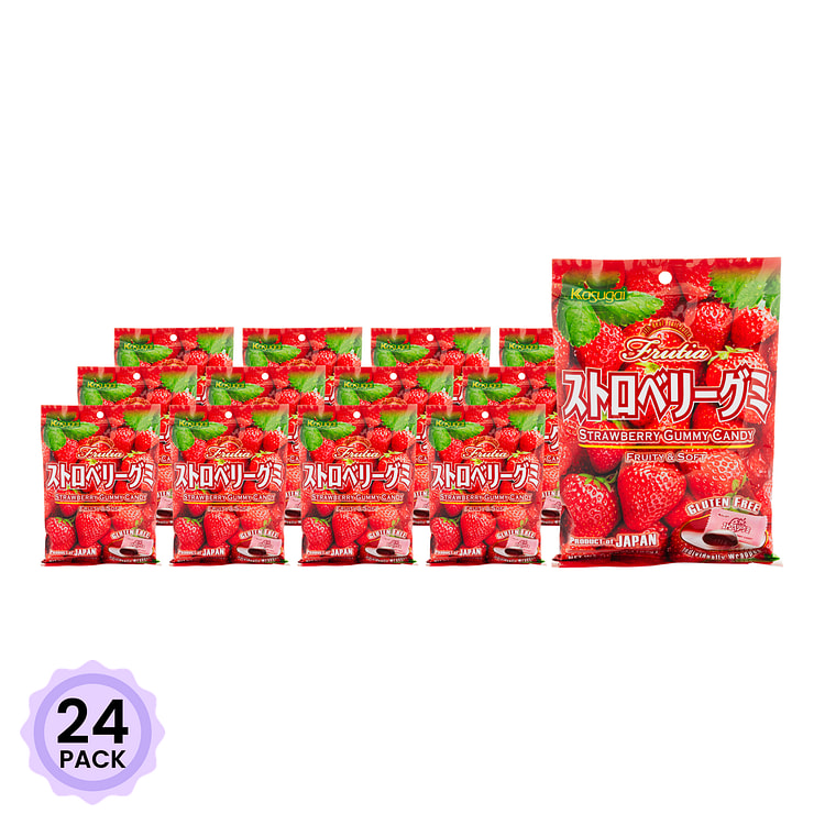 Kasugai 草莓味软糖 3.59 盎司*24 包