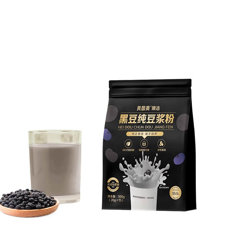 Black soy milk powder with high protein 300g*1 bag