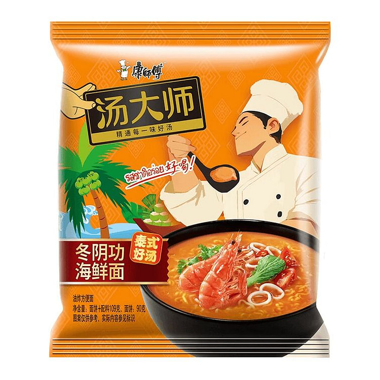 Master Kong Soup Seafood Master Tom - 115g x 1 Bag 110 g