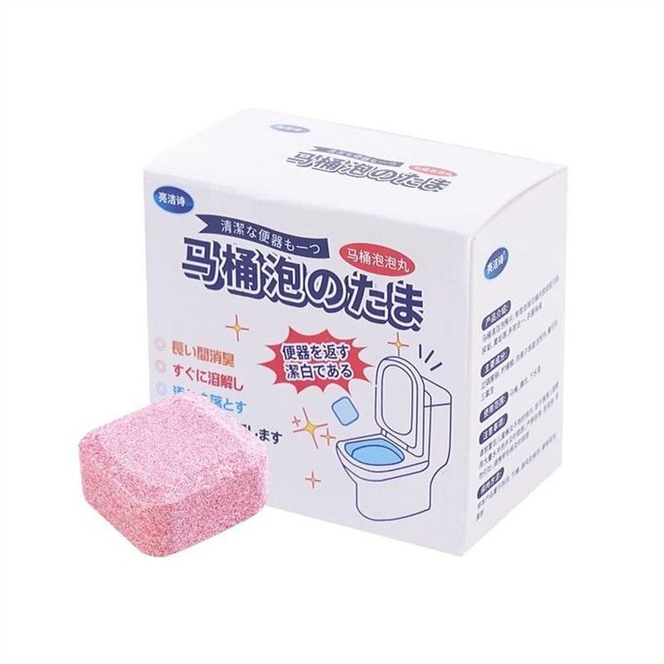 Toilet deodorizing and odor-removing effervescent 1 pack