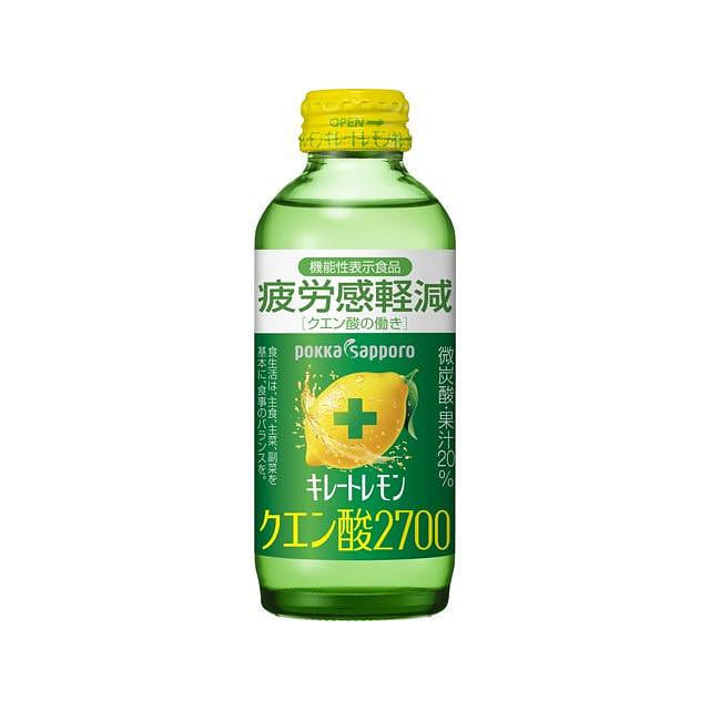 Pokka Sapporo Lemon Drink Relieves Fatigue 155ml 1 each