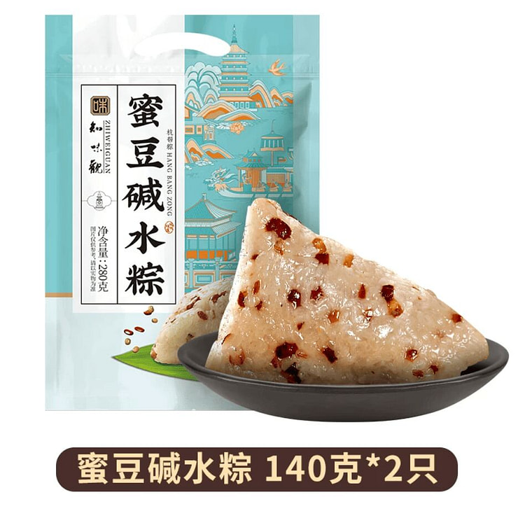 知味观蜜豆碱水粽140g*2只 1 份