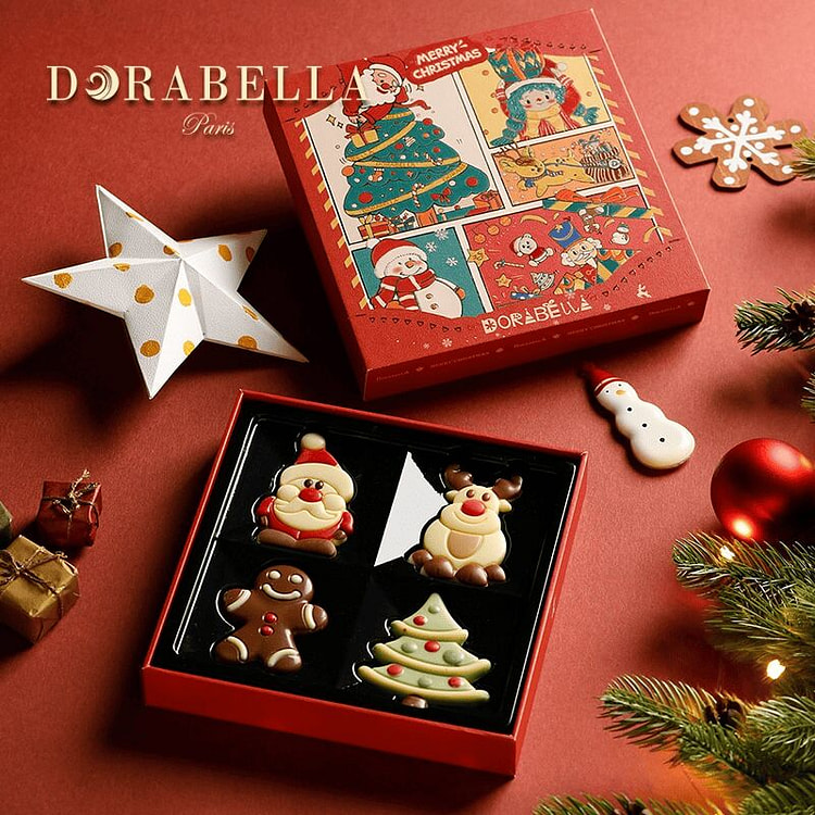 比利时进口巧克力礼盒梦幻橱窗红色 1 盒