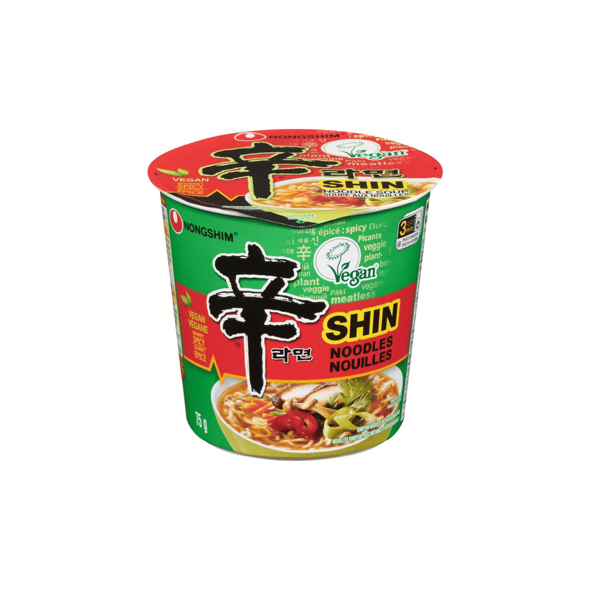 Nongshim Shin Vegan Noodle Soup 1 count 1 each