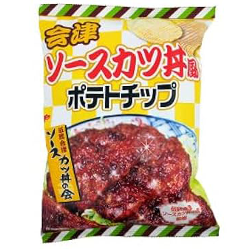 Aizu sauce katsudon style potato chips 120g 1 box