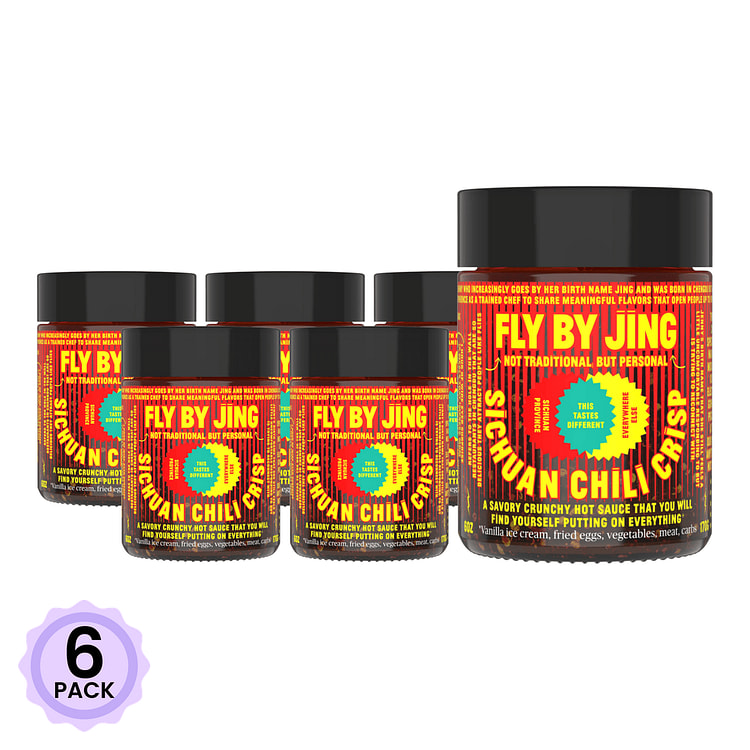 Fly By Jing 四川辣椒酱 6 盎司*6 包
