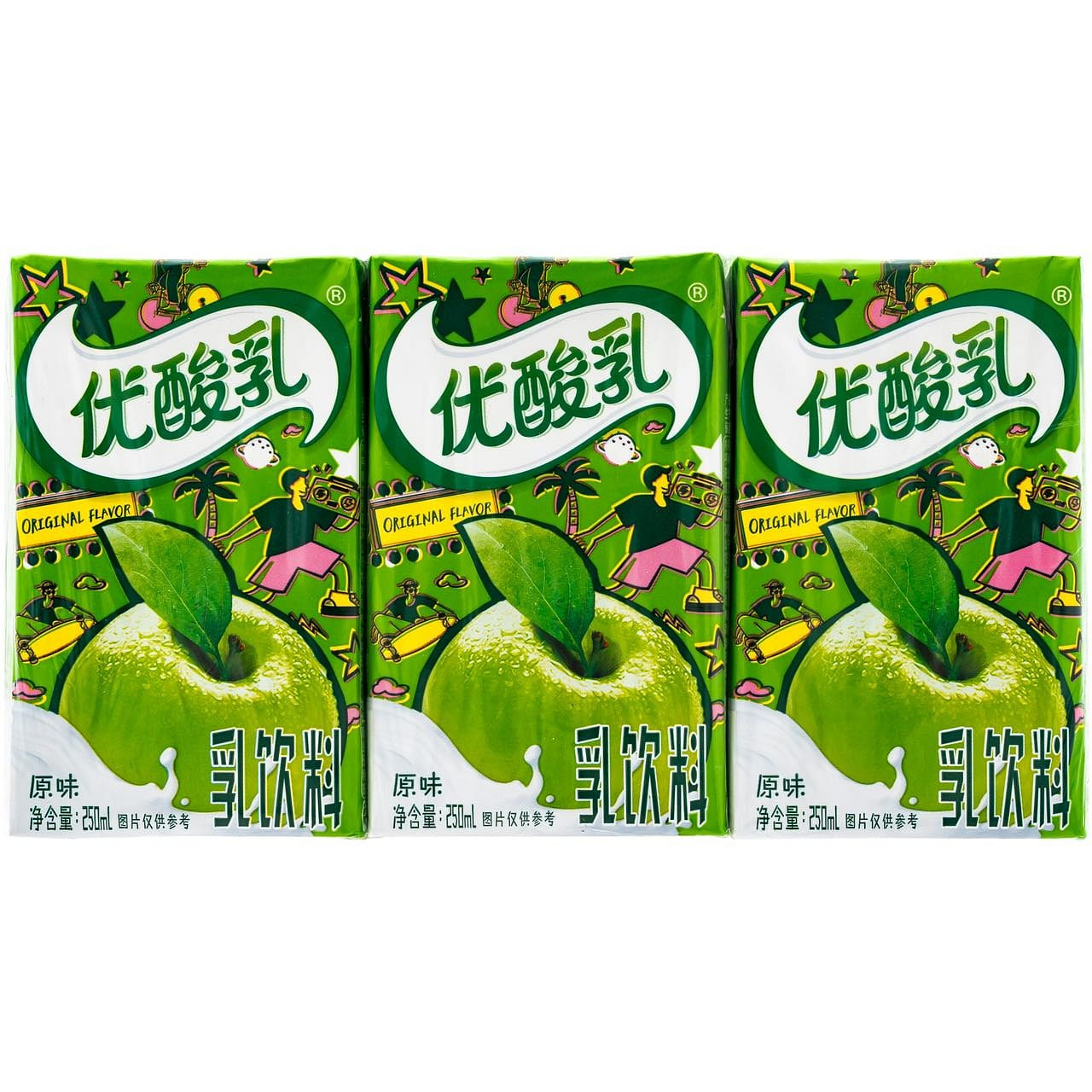 Yili Yogurt Original Flavor 250ml*6 1 each