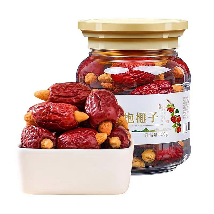 红枣夹香榧 榧子坚果零食
