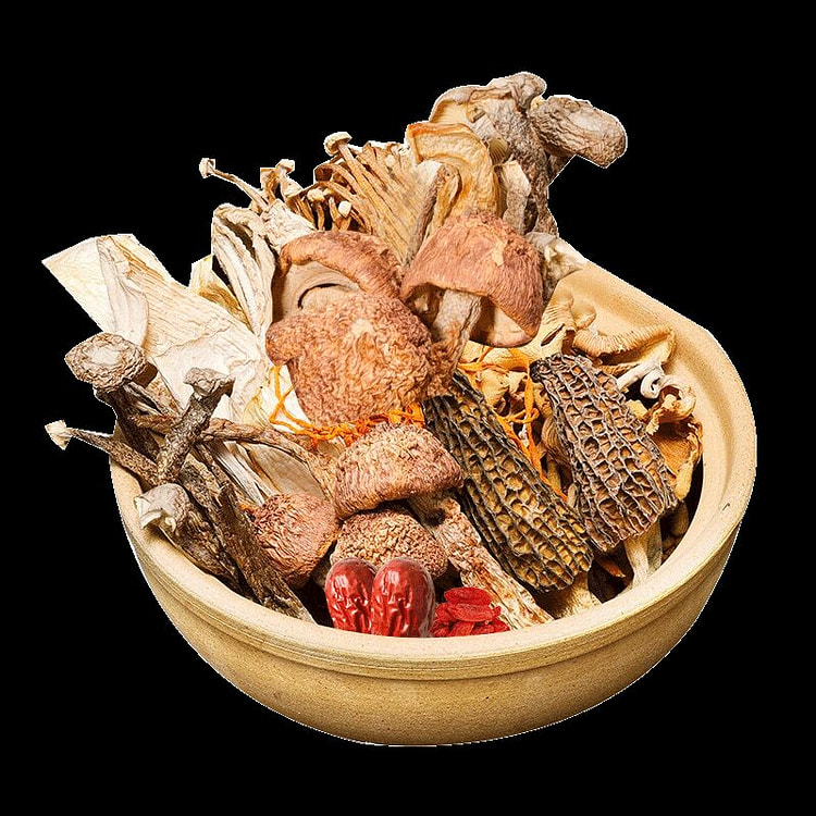 【邹有才】七彩菌菇包 姬松茸羊肚菌 菌汤煲汤材料包