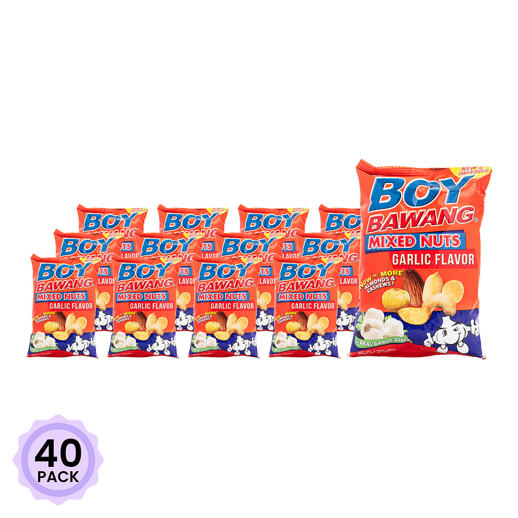 Boy Bawang 蒜味混合坚果 90 克*40 包