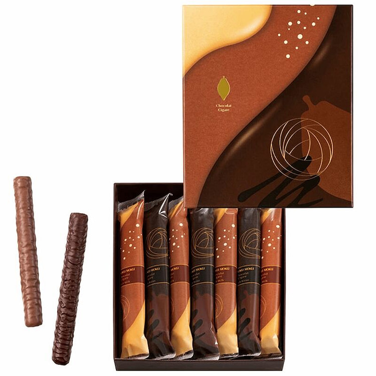 YOKUMOKU Valentine Day Chocolate Egg Roll 7pcs 1 box